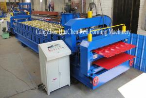 China Roof Tile Double Layer Roll Forming Machine Metal Wall , Color Steel Plate on sale