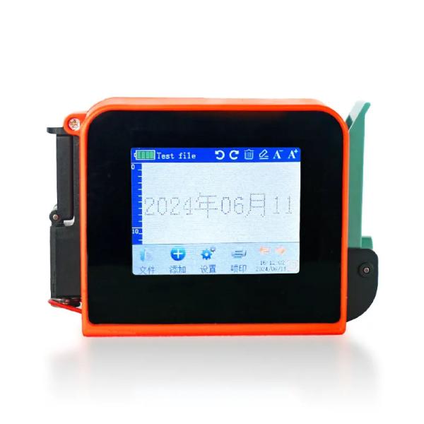 Quality Orange Full Screen Inkjet Printer Mini 2.8-Inch Screen At  Bottom Date Bar Code for sale