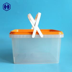 Custom Labeling  Empty Plastic Tubs High Resolution Images Printing