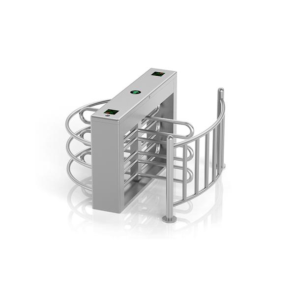 Bi-directional OEM Customized Half Height Turnstile / Turn Style Gate With Led Indicator Light