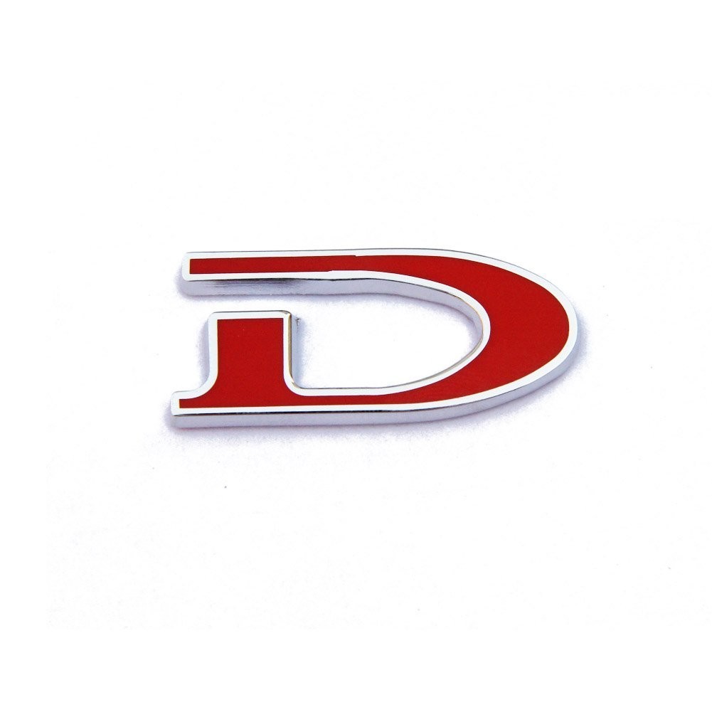 Topfit Customized Stereoscopic Pd Sticker for Tesla Model S (Red 2 of Set)
