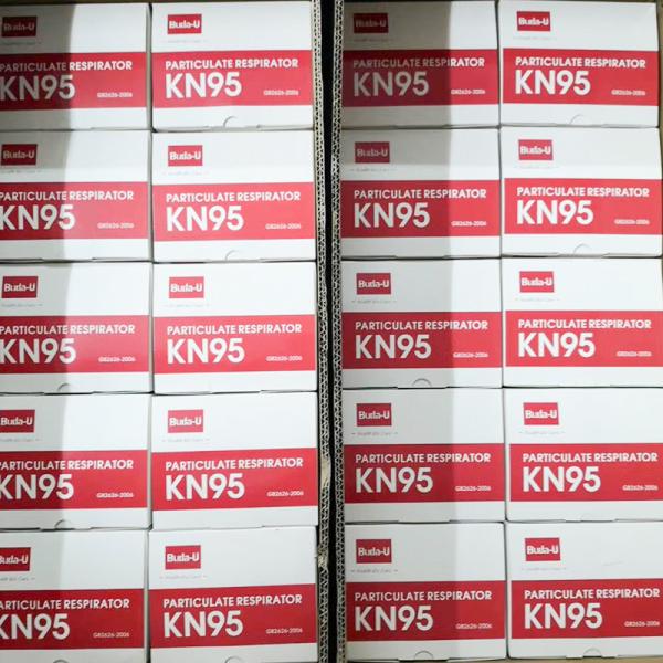 High Filtration Rate KN95 Particulate Respirator Mask 5 Layers With Earloops
