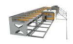 11m Horizontal Automatic Rebar Bending Machine Double Head