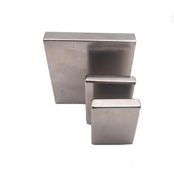 Quality Flat High Power Rectangular Neodymium Magnets Customized Logo for sale