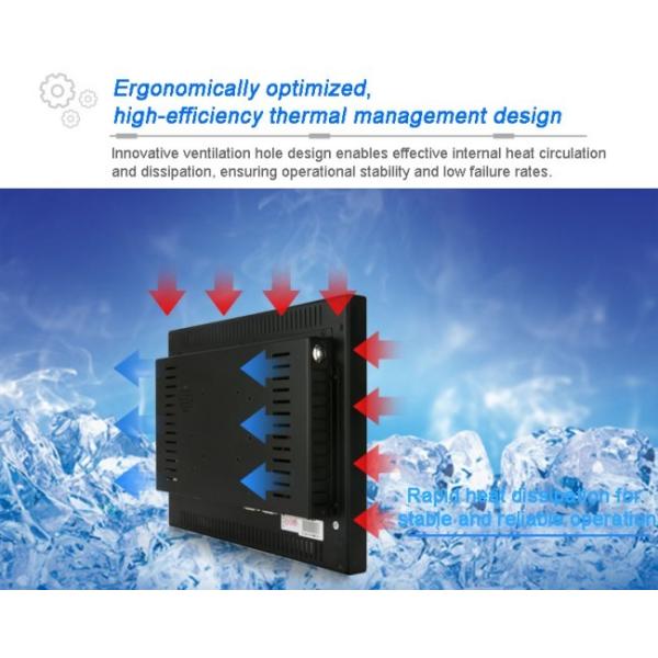 Narrow-Bezel Industrial Embedded Displays 12.1 Inch PCAP Touch Screen Panel PC Computer for Machine Control System IPC