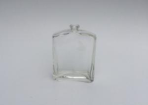 China Square Empty Glass Perfume Bottles 30ml 50ml 60ml 100ml With Curved Edge on sale