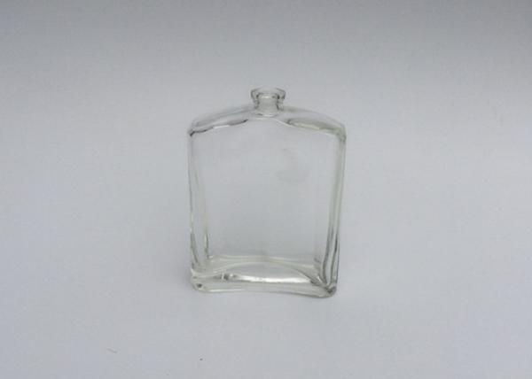 Quality Square Empty Glass Perfume Bottles 30ml 50ml 60ml 100ml With Curved Edge for sale