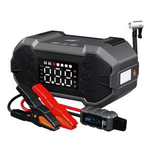 China 2024 Design Peak 1500a Portable Tire Inflator Air Compressor with 18W Total Output on sale
