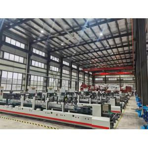 Touch Screen 1100mm Width Carton Folder Gluer Machine Low Noise