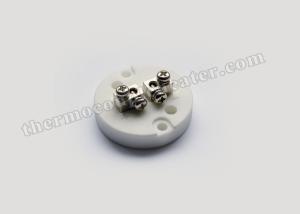 China Porcelain Ceramic Screw Connector Block for Thermocouple / RTD 0--550 Centigrade on sale