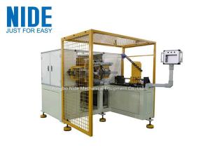 China Single Working Station Automatic Coil Winding Machine / Big Coil Motor Stator Winding Machine on sale