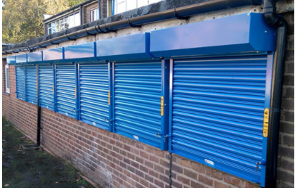 Hydraulic Punching 1.0mm Shutter Door Roll Forming Machine With Touch Screen