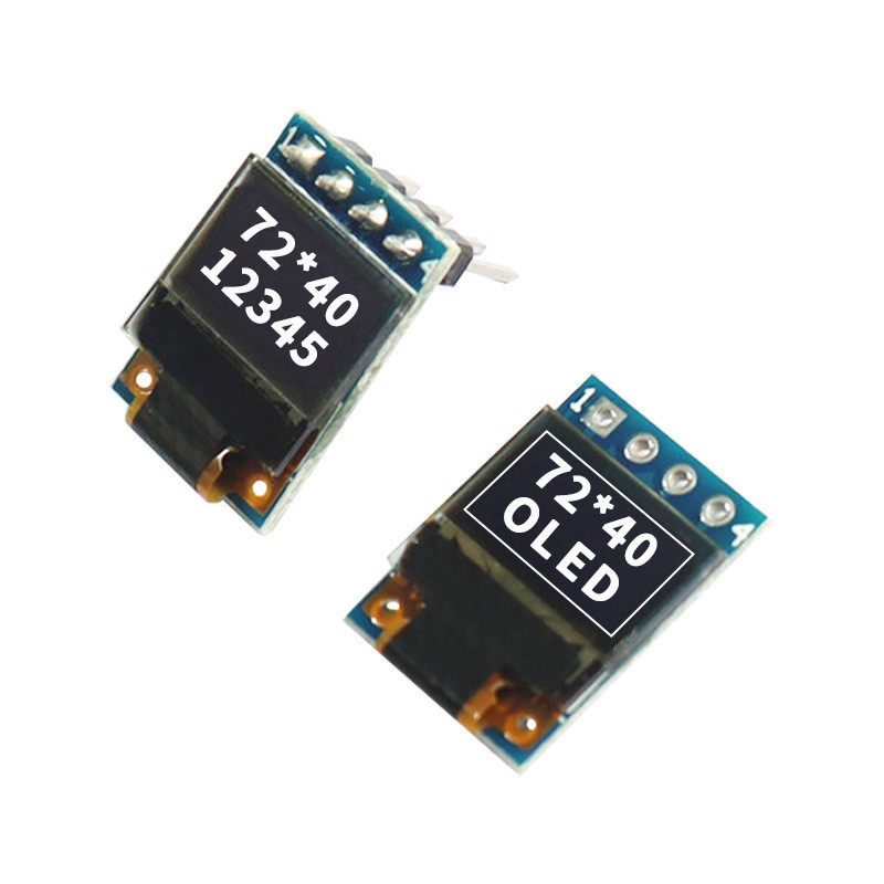 PCBA 0.42 Inch PMOLED Display Module, 72X40 Resolution, IIC/SPI Interface, SSD1315 Driving IC