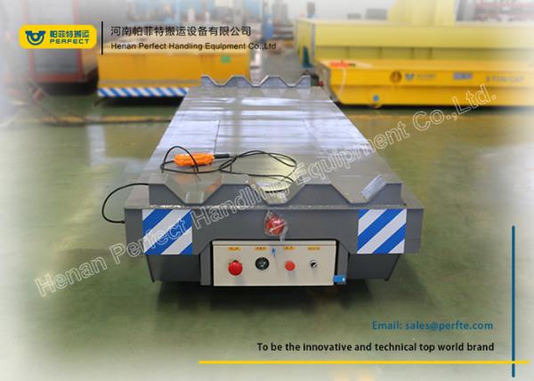 Quality Gray Self - Driven Battery Transfer Cart Easy Operation For Factory Production Line for sale
