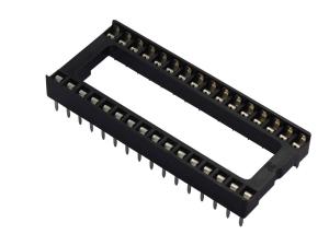 Buy cheap 1A 250V Small Electrical Connectors Dual In Line IC Socket Connector 2.54mm DIP Socket product
