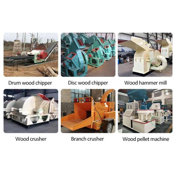 22KW 380V Alloy Steel Wood Sawdust Making Machine Dust Removal System