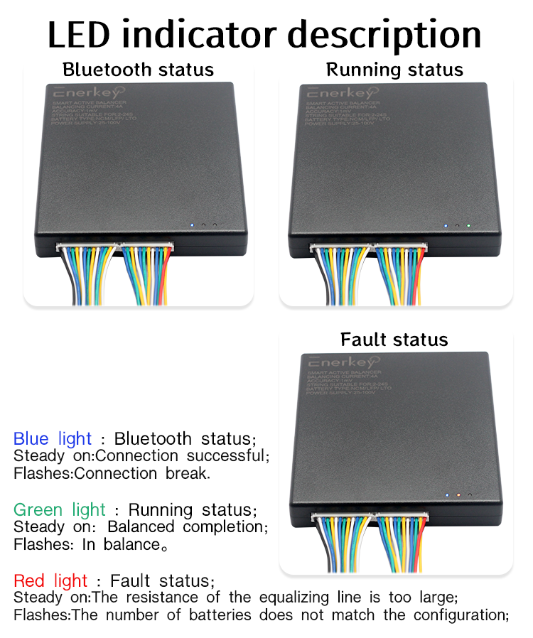 led indicator for 4a smart active balancer