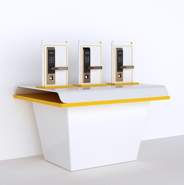 Quality High End  Three Pieces Retail Wall Display Shelves For Door Lock Displaying for sale