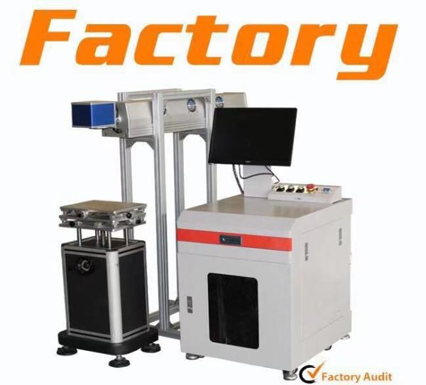 Quality Flying Type CO2 Portable Laser Marker Metal Etching Marking Machine 800 Mm/S for sale