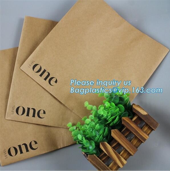 Custom Printing Recycled Brown Kraft Paper Bags,Custom Printed Factory Glassine Paper Bread Small Brown Bag, bagease