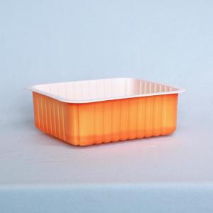 Buy cheap 150Mm Disposable Plastic Container Box Rectangle Disposable Containers Food Package product