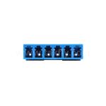 LC/UPC 6 Ways Adapter , SM OS2, Blue ,Without Flange Single Mode for Network