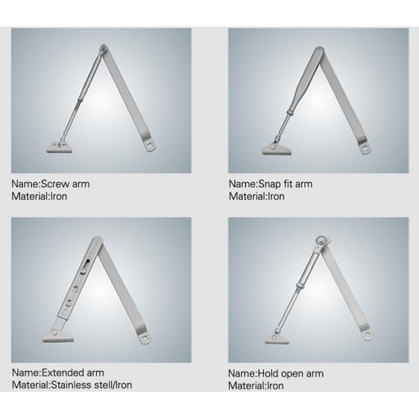 Security Door Auto Closer With Hold Open , Commercial Hydraulic Door Closer Heavy Duty