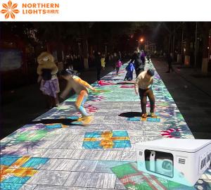 Buy cheap Amusement Park 3D Holographic Laser Floor Projector product