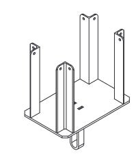 4-Way Head H20 With Scaffolding System to Support Wood Beams In Slab Formwork