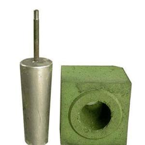 High Blowing Rate Ladle Gas Permeable Brick , Corundum Brick Safe Reliable  Operation