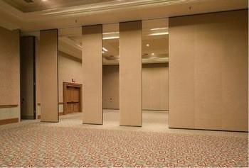 Quality Banquet Hall 85 mm Type Sound Proofing Movable Partition Walls with No Floor Tracks for sale