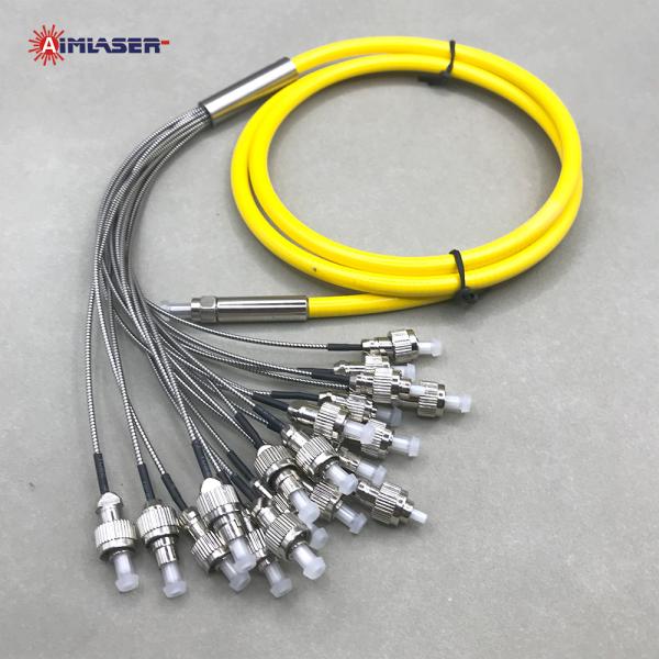 Quality SM/MM/PM Multi Cores Armored Fiber Optic Branch Jumper with FC/PC FC/APC SMA905 Connector Fiber Patch Cord for sale