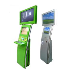 China Interactive Dual Screen Kiosk With 42 Inch Top Advertising Display on sale