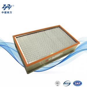Buy cheap Stainless Steel Industrial HEPA Filter High Temp Resistant For HVAC product
