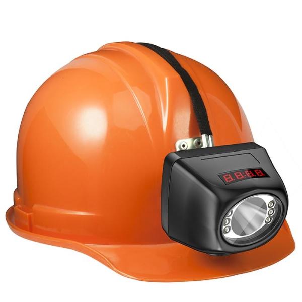 Quality 7000lux digital and portable rechargeable led mining helmet light for sale