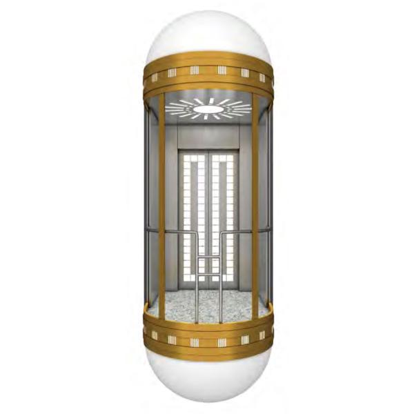 Factory Supply Panoramic Elevator Sightseeing Elevator Passenger Lift 2