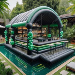 China Luxury Adult Inflatable Bar With Pool Big Inflatable Pool Bar Party Inflatable Bar Swimming Pool on sale