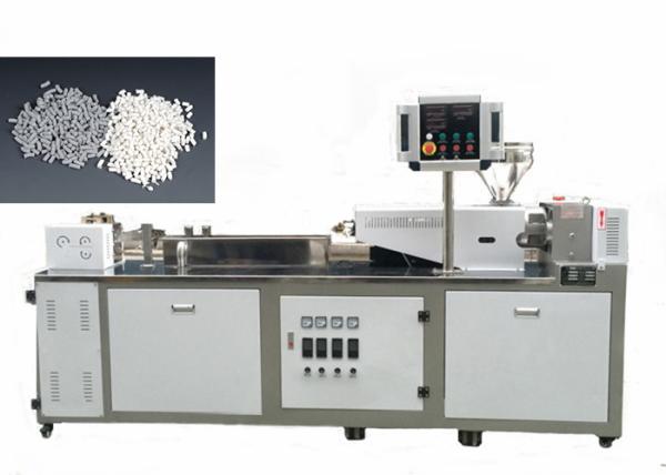 Quality 1-3kg/H Output Plastic Pelletizer Machine For Lab Masterbatch Making Gray Color for sale