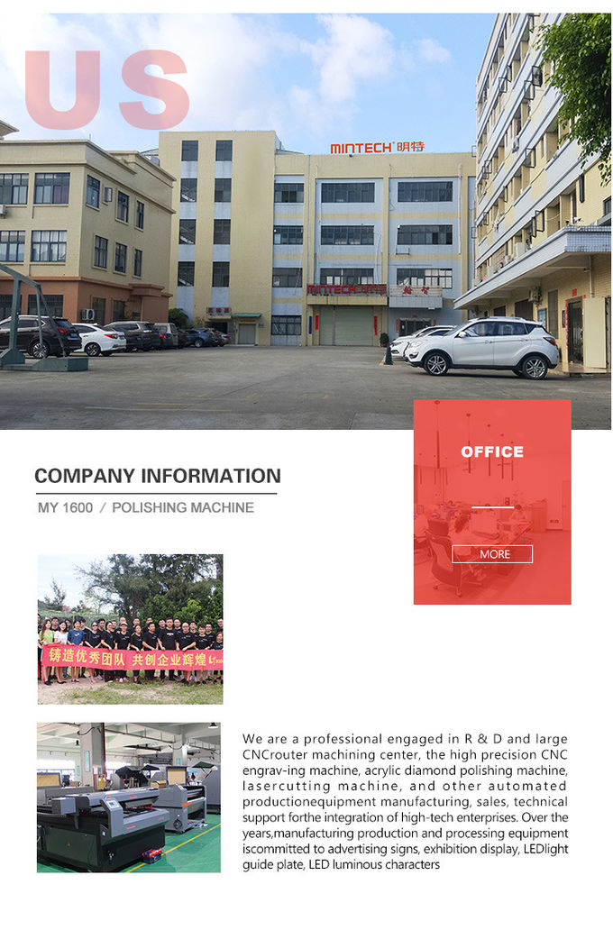ISO9001 9000rpm Diamond Edge Polishing Machine For Plexiglass