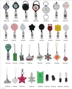 China Lanyard Accessory ABS Retractable Badge Holder , Mobile Phone Strap on sale