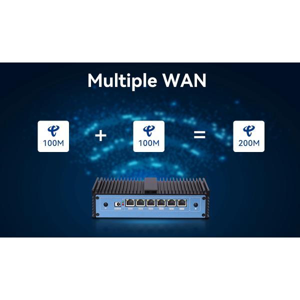 6 Intel i211 Ethernet Firewall Mini PC With Intel Pentium And Core Series Processors