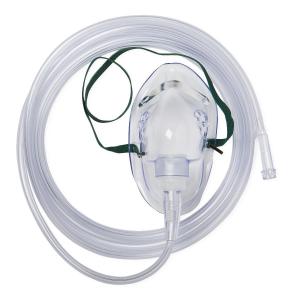 China Transparent Green White Medical Oxygen Mask With Medical Materials Accessories on sale