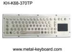 Metal Industrial Computer Keyboard With 70 Keys Touchpad Keyboard