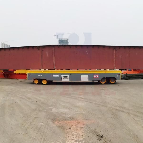 Quality Heavy Load Material Battery Transfer Trolley Directional Movement Remote Control for sale