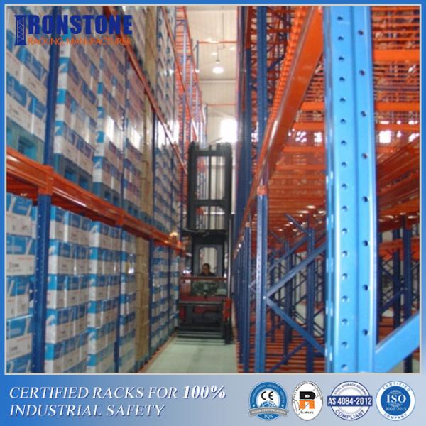 Quality Powder Coating Comprehensive VNA Pallet Rack With High Load Capacity for sale
