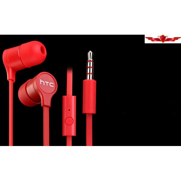 100% Orginal HTC ONE Earphone 3.5MM Connector Jack Built In MIC Super Bass Multi Color