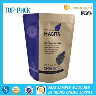 Foil Laminated Laser Custom Hologram Custom Stand Up Pouch Mylar Zipper Bag