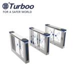 Automatic Pedestrian Swing Gate , Access Control Biometric Security System 40w
