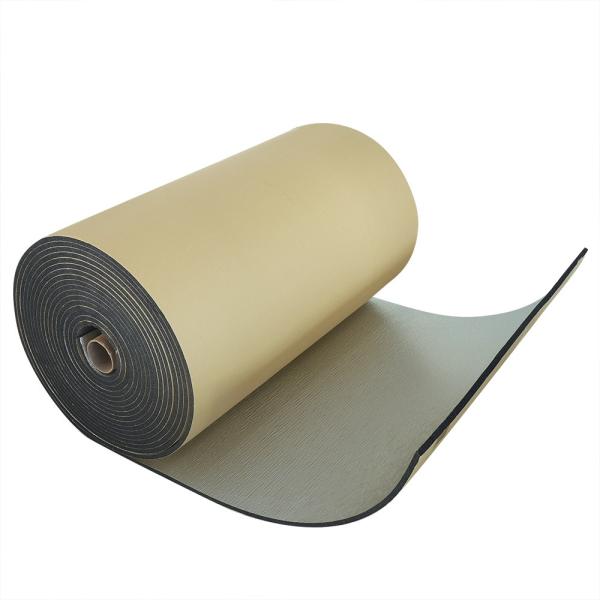 Soundproof Fireproof Material One Side Pure Aluminum One Side Roof Thermal Insulated Rolls Polyolefin Waterproof Foam