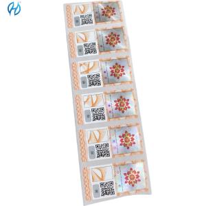 Buy cheap Security Labels Weatherproof Qr Code Labels With Logo Display In Black And White product